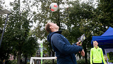 Sporto festivalio akimirka.