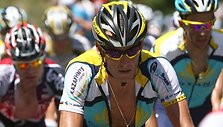 A&scaron;tuntojo &bdquo;Tour de France&ldquo; čempiono titulo siekiantis L.Armstrongas kol kas mina trečias.