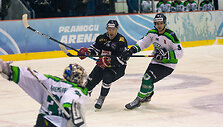 &bdquo;7bet-Hockey Punks&ldquo; ir &bdquo;Kaunas City&ldquo; rungtynių akimirka