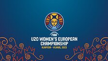 Europos merginų U20 čempionato Lietuvoje logotipas