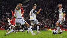 &bdquo;Manchester United&ldquo; nuo pralaimėjimo i&scaron;gelbėjo A.Ferdinando įvartis į savo vartus jau tiksint teisėjo pridėtam laikui
