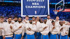 &bdquo;Oklahoma City Thunder&ldquo; krep&scaron;ininkai apdovanoti NBA aukso žiedais