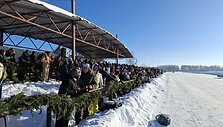Sartų žirgų lenktynių akimirka