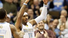 &bdquo;Nuggets&ldquo; į pergalę prie&scaron; &bdquo;Spurs&ldquo; vedė rezultatyviausias NBA lygos žaidėjas C.Anthony