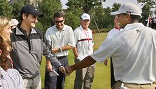 R.Federeris (kairėje) T.Woodsą vadina geru savo draugu
