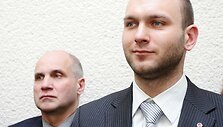 &bdquo;Lietuvos ryto&ldquo; vadovas J.Vainauskas (de&scaron;inėje) laukia įtemptos kovos