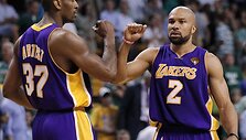 NBA čempionų titulus ginantys &bdquo;Lakers&ldquo; krep&scaron;ininkai serijoje iki keturių pergalių pirmauja 2&ndash;1