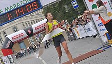 Moterų grupėje pusę maratono greičiausiai nubėgo Diana Lobačevskė