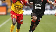 &bdquo;Racing Lens&ldquo; (kairėje) ir &bdquo;Stade Rennes&ldquo; komandų dvikovoje įvarčių įmu&scaron;ta nebuvo