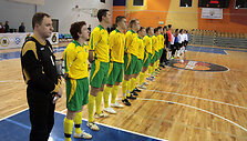 Lietuvos salės futbolo rinktinė.