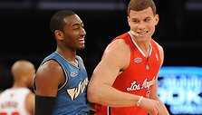 Didžiausiomis ateities NBA lygos žvaigždėmis laikomi J.Wallas (k.) ir B.Griffinas.