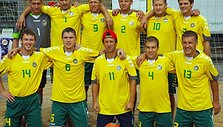 Lietuvos paplūdimio futbolo rinktinė.