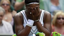 Serena Williams sunkiai tramdė emocijas.