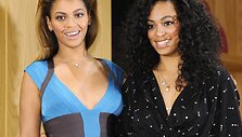 Beyonce (kairėje) su jaunesniąja seserimi Solange.