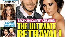 Davidas ir Victoria Beckhamai ant žurnalo &bdquo;In Touch&ldquo; vir&scaron;elio