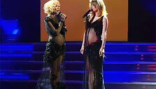 Natalija Zvonkė (kairėje) ir Svetlana Loboda (de&scaron;inėje)