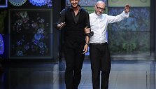 Stefano Gabbana (kairėje) ir Domenico Dolce