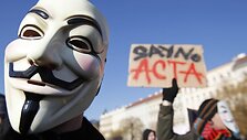 ACTA sutarčiai nepritariantis jaunimas
