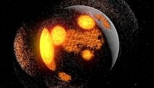 NASA pavie&scaron;ino įspūdingą vaizdo įra&scaron;ą, kuriame parodoma, kaip formavosi Mėnulis. 