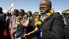Zambijos prezidentas R.Banda.