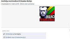 D.Kedys socialiniame tinkle.