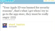 Sherif Hashim apie užblokuotą &bdquo;Apple ID&ldquo; prane&scaron;ė savo &bdquo;Twitter&ldquo; sraute.