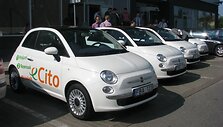 &bdquo;eCito&ldquo; startuoja su 6 miestui pritaikytais, mažalitražiais automobiliais &bdquo;Fiat 500&ldquo;.