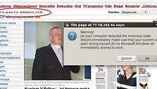 Dėl įsilaužimo į vieną &bdquo;Omnitel&ldquo; administruojamų tinklalapių, kai kurių naujienų portalų skaitytojus norėta užkrėsti virusais. 