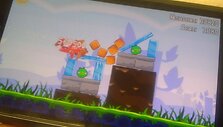 Žaidimo &bdquo;Angry birds&ldquo; akimirka