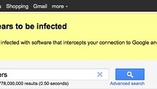 &bdquo;Google&ldquo; įspėja vartotojus, kad jų kompiuteriai gali būti užkrėsti kenkėji&scaron;ka programine įranga.
