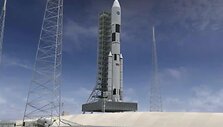 Naujoji NASA Kosminė Paleidimo Sistema (angl. &ndash; &bdquo;Space Launch System&ldquo;, SLS). 