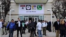 &bdquo;iPhone 4S&ldquo; pristatymo akimirka