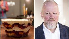 Vytaras Radzevičius ir jo ruo&scaron;tas desertas &bdquo;English trifle&ldquo;