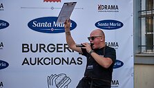 &bdquo;Vilnius Burger Fest&ldquo; aukciono akimirka