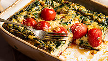 Itali&scaron;ka fritata su daržovėmis