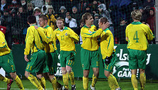 Lietuviai įveikė Serbijos vienuolikę rezultatu 2:1