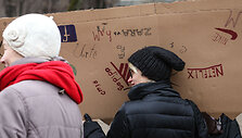 Protesto akimirkos