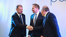 Saulius Skvernelis, Giedrius Surplys ir Valerijus Makūnas