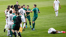 Konfliktas tarp futbolininkų