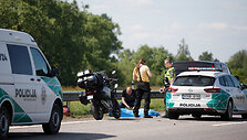 Motociklo avarija greitkelyje