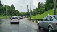 Lietus užtvindė dalį Kauno gatvių 