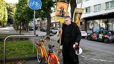 Maldininkų protestas prie&scaron; eitynes