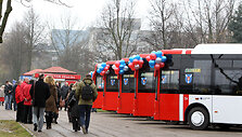Autobusų pristatyme