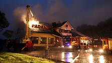 Padangų parduotuvės gaisras