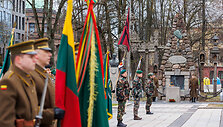 &Scaron;aulių vėliavos perdavimo ceremonija