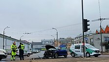 Avarija Kauno Karaliaus Mindaugo prospekte