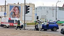 Avarija Kauno Karaliaus Mindaugo prospekte
