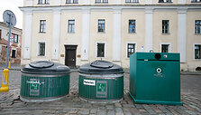 Konteineriai miesto centre