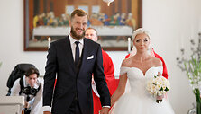 Simo Buterlevičiaus ir Gretos Milerytės vestuvių akimirka