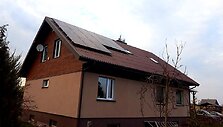 Molainių kaime gyvenanti &scaron;eima įsirengė saulės elektrinę